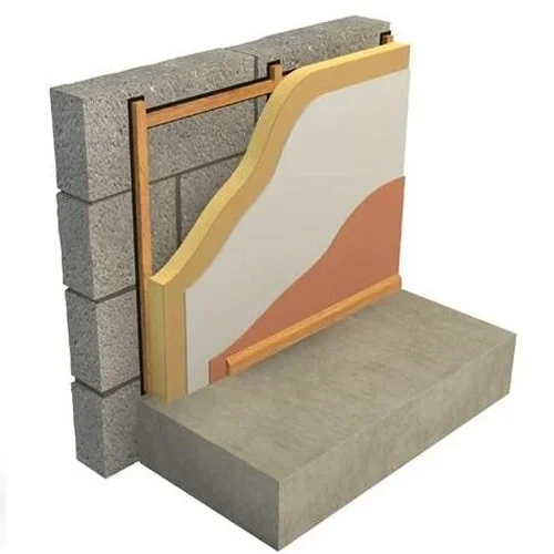 Internal wall insulation illustration