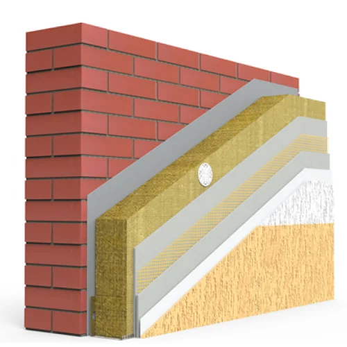 External wall insulation illustration